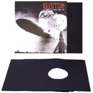 Simply Analog Antistatic Inner Sleeves LP 12” (25 sztuk) - Antystatyczne Koperty do Płyt Winylowych (Czarne)